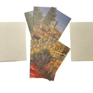Unused Pepper Pot Monet 6 Blank Note Cards and Envelopes (Gg98)